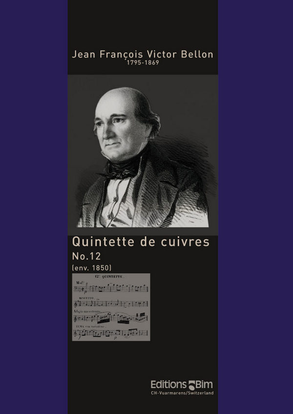 Jean Bellon, Quintette No. 12&nbsp;&nbsp;Blechbläserquintett&nbsp;&nbsp;Stimmensatz