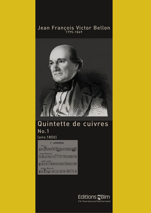 Jean Bellon, Quintette de Cuivres No. 1&nbsp;&nbsp;Blechbläserquintett&nbsp;&nbsp;Partitur + Stimmen