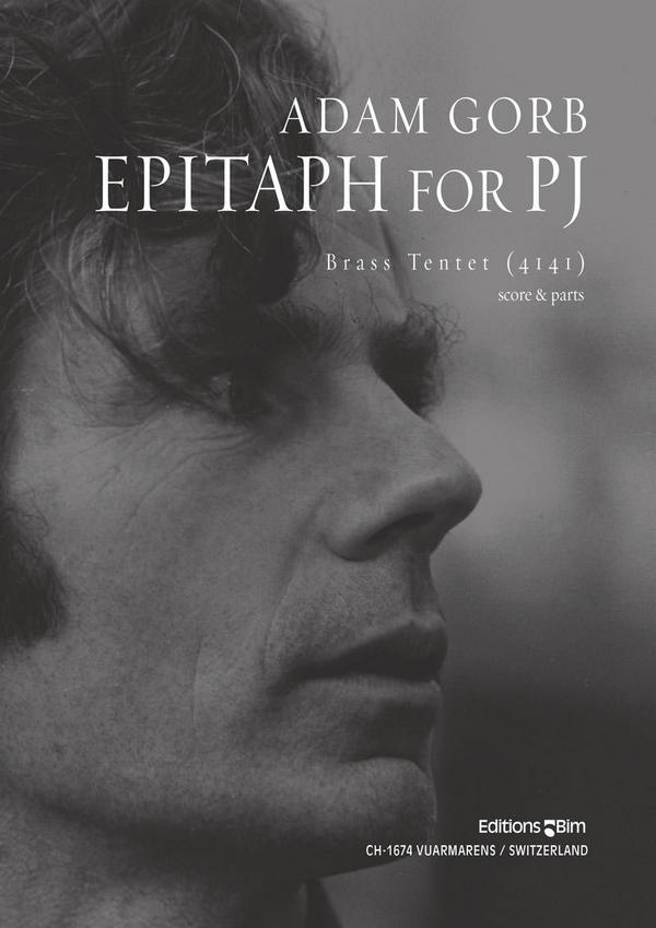Adam Gorb, Epitaph For Pj&nbsp;&nbsp;Brass Tentet&nbsp;&nbsp;Partitur + Stimmen