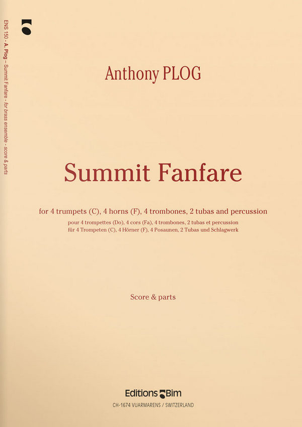 Anthony Plog, Summit Fanfare&nbsp;&nbsp;14 Brass Instruments&nbsp;&nbsp;Stimmensatz