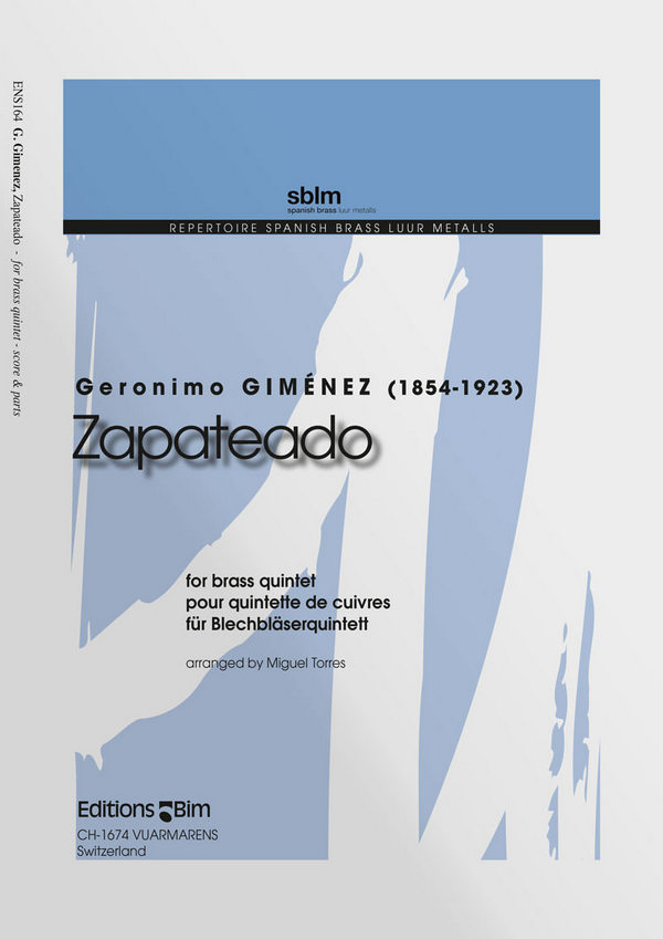 Gerónimo Giménez, Zapateado&nbsp;&nbsp;Blechbläserquintett&nbsp;&nbsp;Stimmensatz
