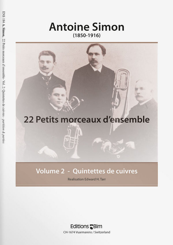 Antoine Simon, 22 Petits Morceau d'Ensemble - Vol. 2&nbsp;&nbsp;Blechbläserquintett&nbsp;&nbsp;Partitur + Stimmen