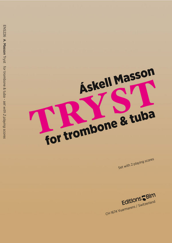 Askell Masson, Tryst&nbsp;&nbsp;Trombone and Tuba&nbsp;&nbsp;Stimmensatz