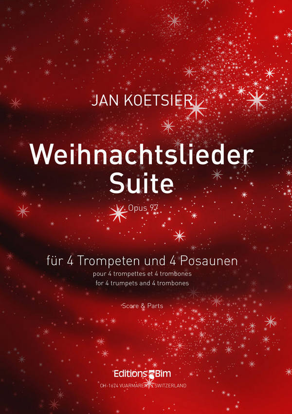 Jan Koetsier, Weihnachtslieder-Suite&nbsp;&nbsp;Brass Octet&nbsp;&nbsp;Partitur + Stimmen