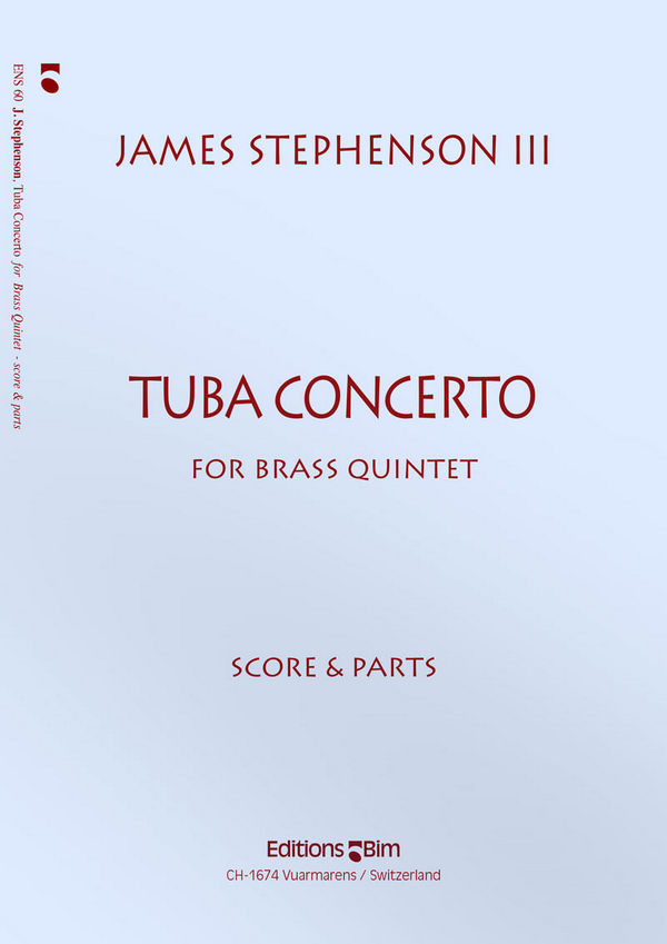 Tuba Concerto&nbsp;&nbsp;for brass quintet [with tuba solo]&nbsp;&nbsp;score and parts