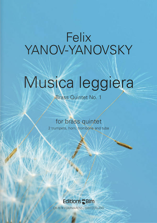 Felix Yanov-Yanovski, Musica Leggiera&nbsp;&nbsp;Blechbläserquintett&nbsp;&nbsp;Stimmensatz