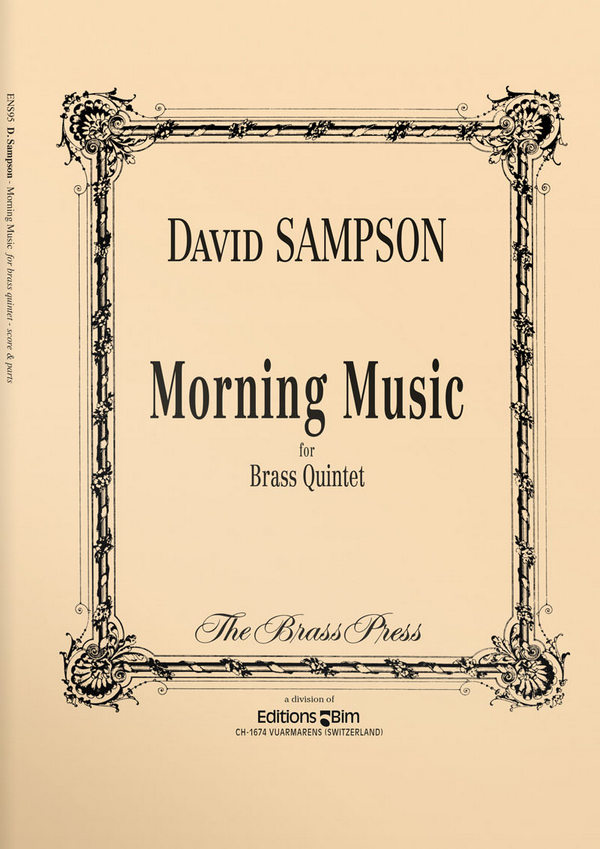 David Sampson, Morning Music&nbsp;&nbsp;Blechbläserquintett&nbsp;&nbsp;Stimmensatz