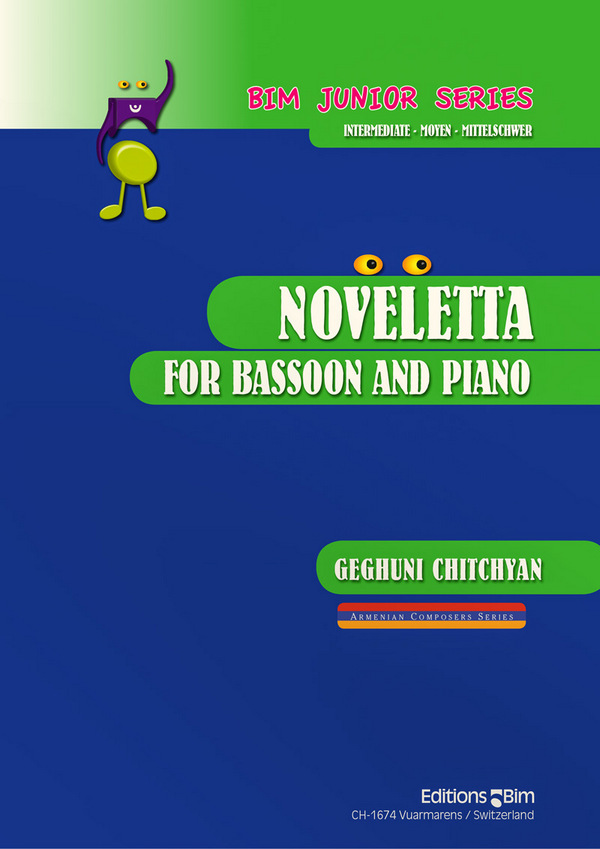 Geghuni Chitchyan, Noveletta&nbsp;&nbsp;Fagott und Klavier&nbsp;&nbsp;Buch