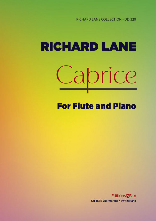 Richard Lane, Caprice&nbsp;&nbsp;Flöte und Klavier&nbsp;&nbsp;Buch