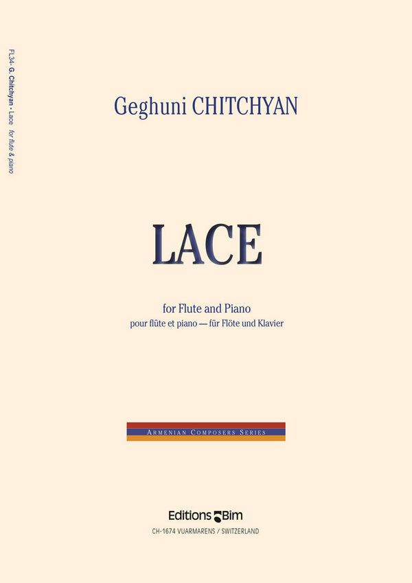 Geghuni Chitchyan, Lace&nbsp;&nbsp;Flöte und Klavier&nbsp;&nbsp;Buch