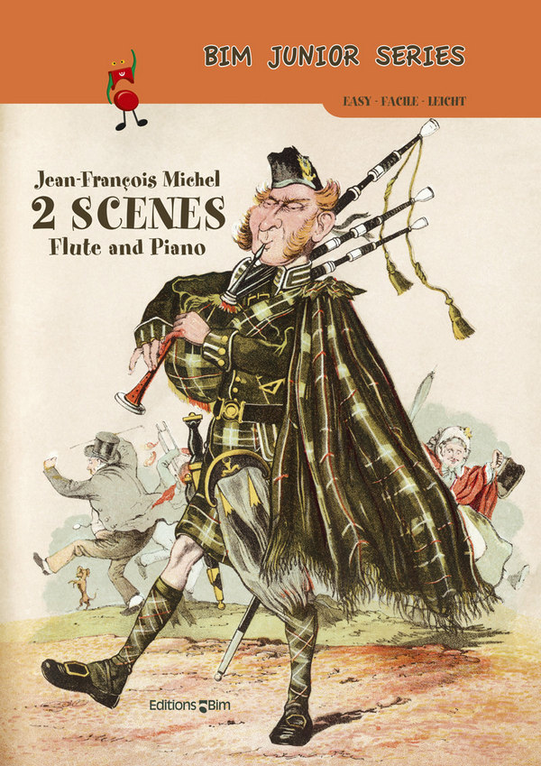 Jean-François Michel, 2 Scenes&nbsp;&nbsp;Flöte und Klavier&nbsp;&nbsp;Buch