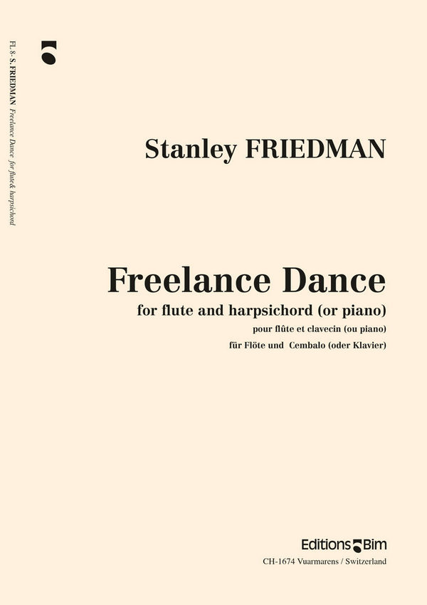 Stanley Friedman, Freelance Dance&nbsp;&nbsp;Flute and Harpsichord&nbsp;&nbsp;Buch