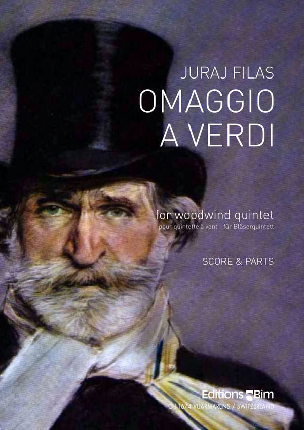 Juraj Filas, Omaggio A Verdi (1813-2003)&nbsp;&nbsp;Woodwind Quintet&nbsp;&nbsp;Partitur + Stimmen