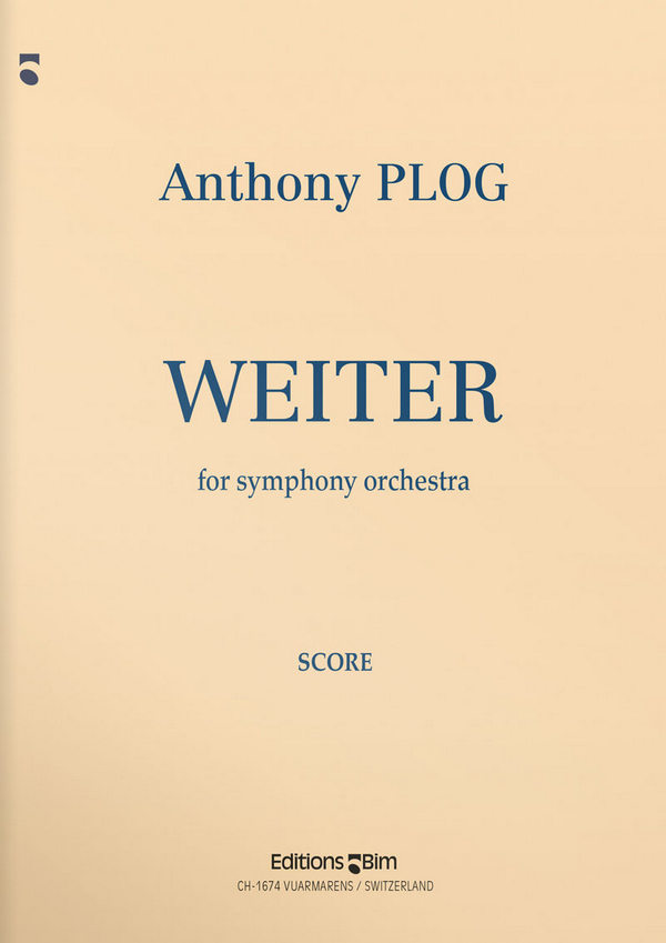 Anthony Plog, Weiter&nbsp;&nbsp;Symphony Orchestra&nbsp;&nbsp;Partitur