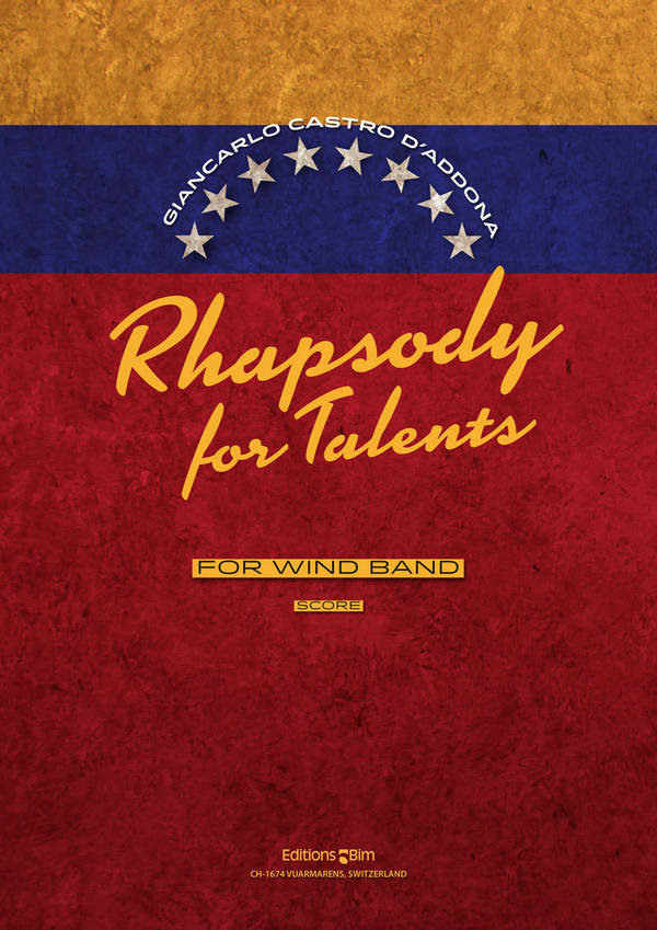 Giancarlo Castro  d'Addona, Rhapsody For Talents&nbsp;&nbsp;Concert Band&nbsp;&nbsp;Partitur