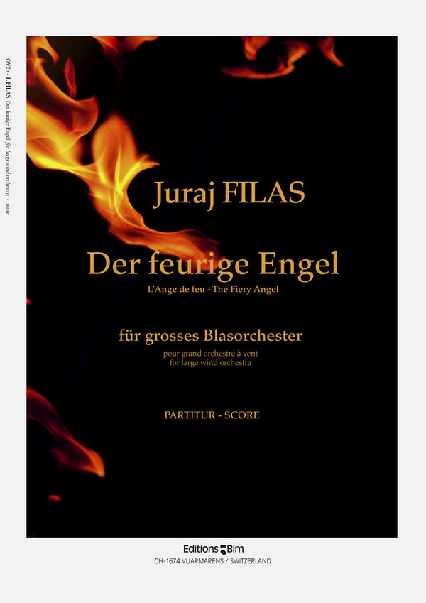 Juraj Filas, Der Feurige Engel&nbsp;&nbsp;Concert Band&nbsp;&nbsp;Partitur
