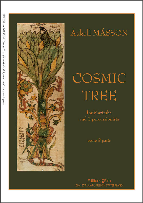 Askell Masson, Cosmic Tree&nbsp;&nbsp;Marimba and 3 Percussionists&nbsp;&nbsp;Buch