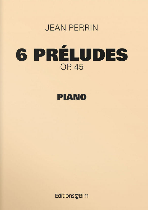 Jean Perrin, 6 Préludes Op. 45&nbsp;&nbsp;Klavier&nbsp;&nbsp;Buch