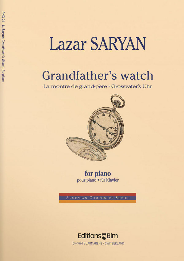 Lazar Saryan, Grandfather's Watch&nbsp;&nbsp;Klavier&nbsp;&nbsp;Buch