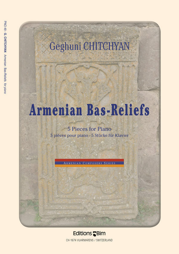 Geghuni Chitchyan, Armenian Bas-Reliefs&nbsp;&nbsp;Klavier&nbsp;&nbsp;Buch