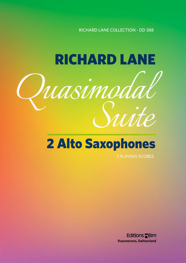 Richard Lane, Quasimodal Suite&nbsp;&nbsp;Saxophone Duet&nbsp;&nbsp;Buch