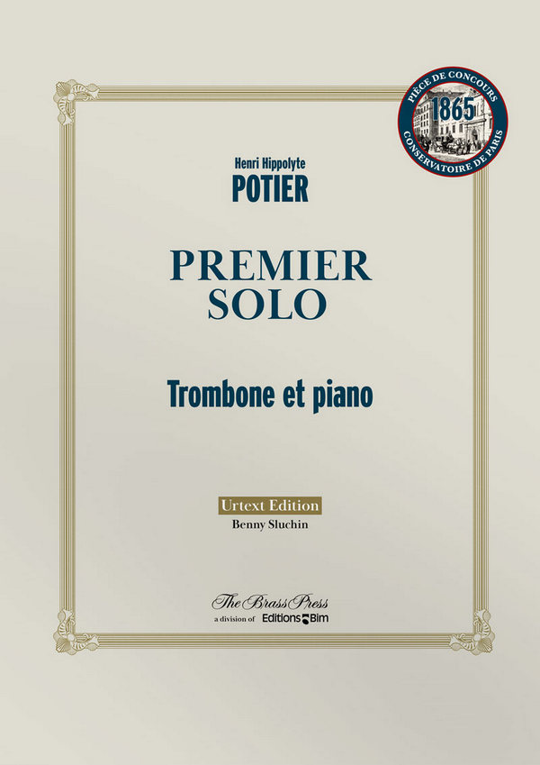 Premier Solo&nbsp;&nbsp;pour trombone et piano&nbsp;&nbsp;