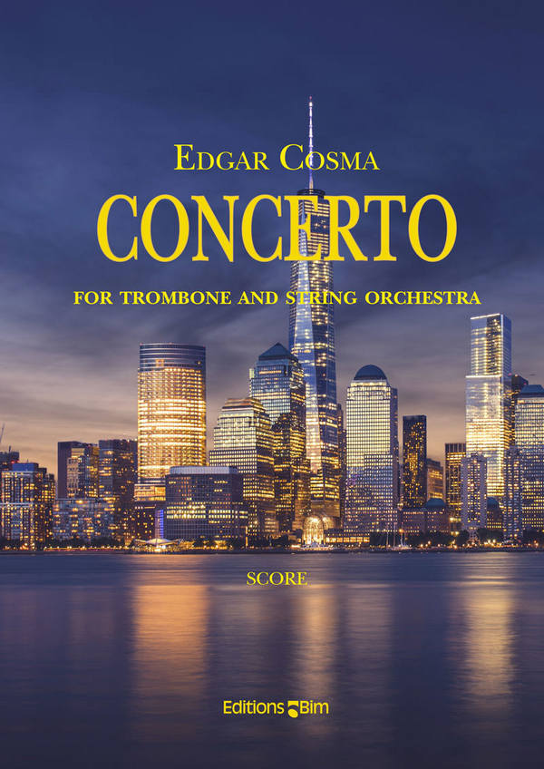 Edgar Cosma, Concerto&nbsp;&nbsp;Trombone and String Orchestra&nbsp;&nbsp;Partitur
