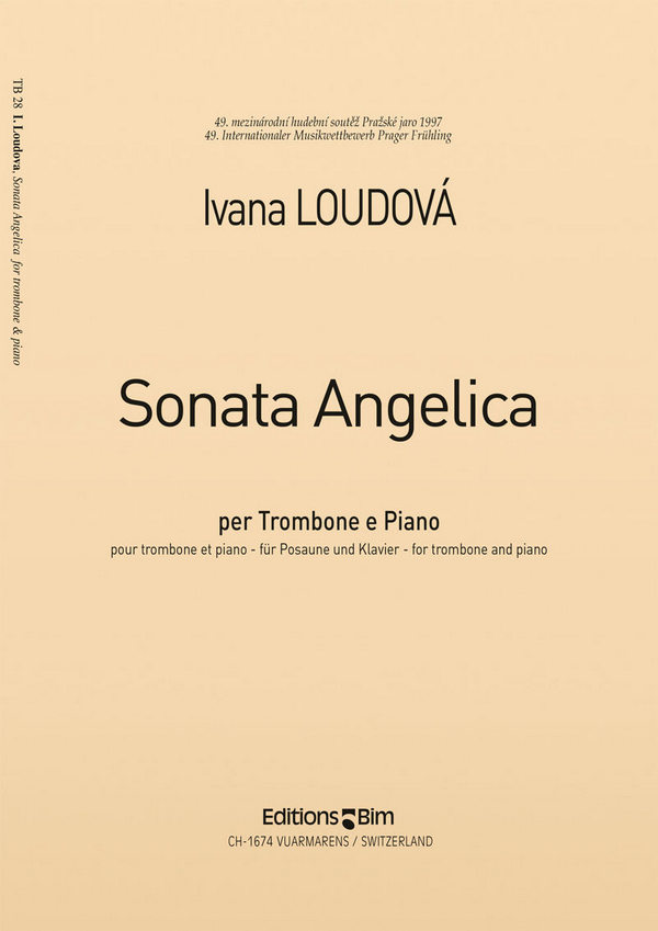 Ivana Loudová, Sonata Angelica&nbsp;&nbsp;Posaune und Klavier&nbsp;&nbsp;Buch