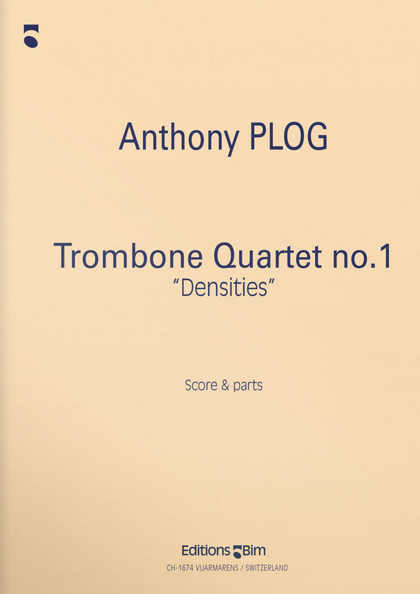 Trombone Quartet no.1&nbsp;&nbsp;for 4 trombones&nbsp;&nbsp;score and parts