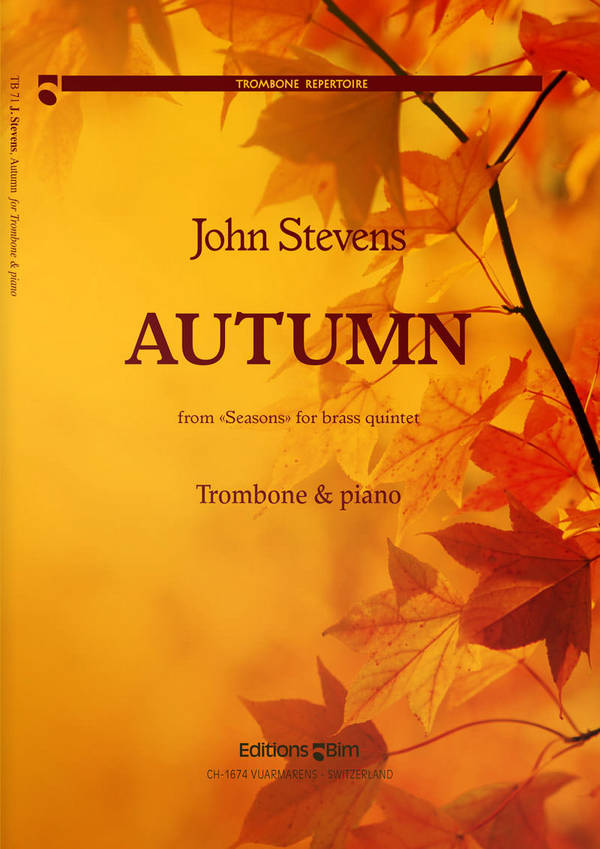 John Stevens, Autumn&nbsp;&nbsp;Posaune und Klavier&nbsp;&nbsp;Buch