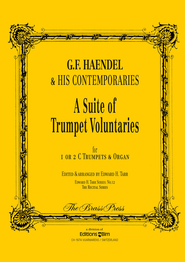 Georg Friedrich Händel, A Suite Of Trumpet Voluntaries&nbsp;&nbsp;1 or 2 Trumpets and Organ&nbsp;&nbsp;Buch
