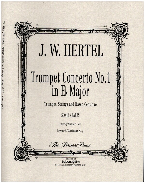 Trumpet Concerto No.1 in Eb Major&nbsp;&nbsp;for trumpet, strings and Bc&nbsp;&nbsp;score and parts