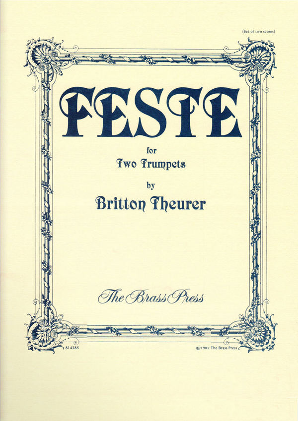 Feste&nbsp;&nbsp;for 2 trumpets&nbsp;&nbsp;set of 2 scores