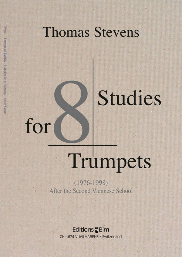 Thomas Stevens, 8 Studies For 8 Trumpets&nbsp;&nbsp;8 Trumpets&nbsp;&nbsp;Stimmensatz