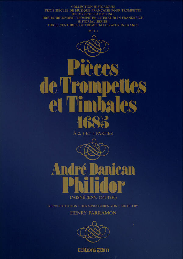 Henry Parramon, Pièces de Trompettes et Timbales&nbsp;&nbsp;2 to 6 Trumpets&nbsp;&nbsp;Partitur + Stimmen