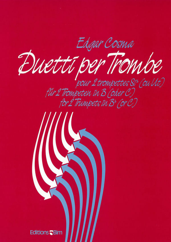 Edgar Cosma, Duetti Per Trombe&nbsp;&nbsp;2 Trompeten&nbsp;&nbsp;Buch