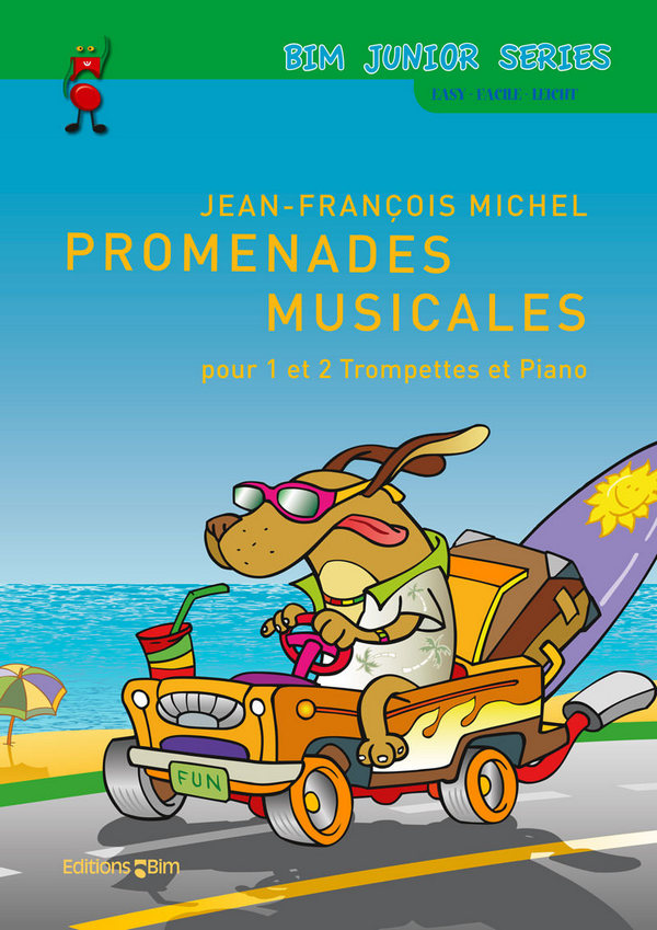 Jean-François Michel, Promenades Musicales&nbsp;&nbsp;1 or 2 Trumpets and Piano&nbsp;&nbsp;Buch + Einzelstimme(n)