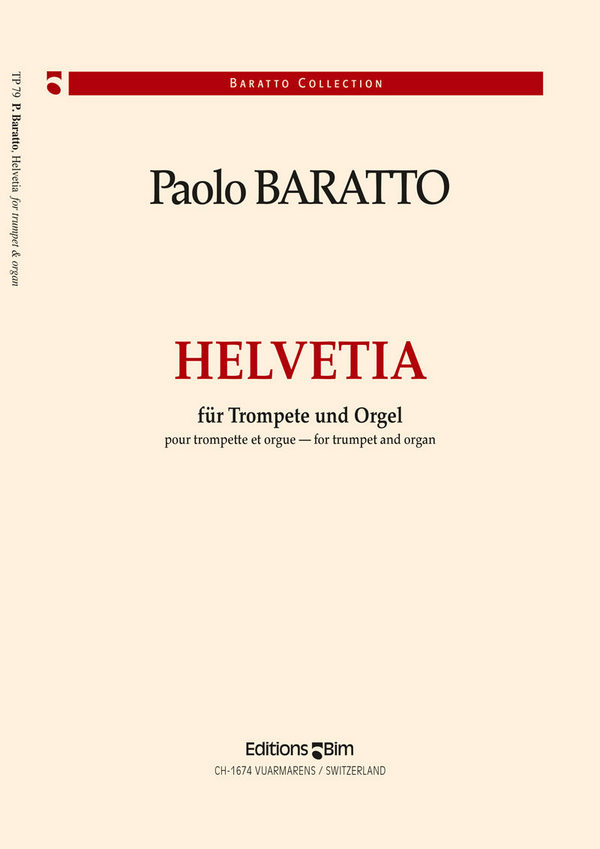 Paolo Baratto, Helvetia&nbsp;&nbsp;Trompete und Orgel&nbsp;&nbsp;Buch