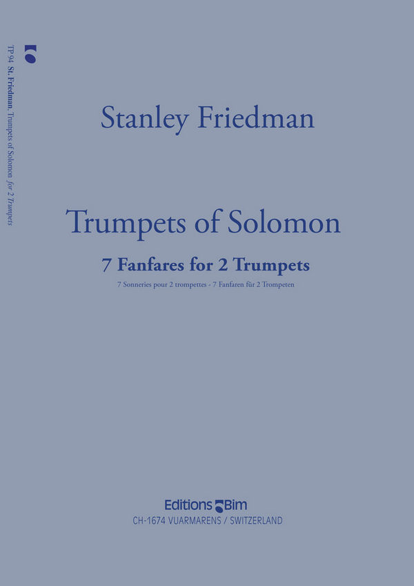 Stanley Friedman, Trumpets Of Solomon&nbsp;&nbsp;2 Trompeten&nbsp;&nbsp;Buch