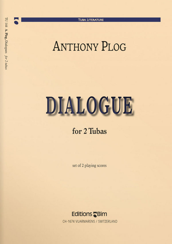 Anthony Plog, Dialogue&nbsp;&nbsp;2 Tubas&nbsp;&nbsp;Buch