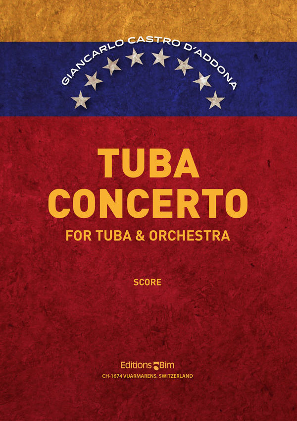 Giancarlo Castro  d'Addona, Tuba Concerto&nbsp;&nbsp;Tuba and Orchestra&nbsp;&nbsp;Partitur