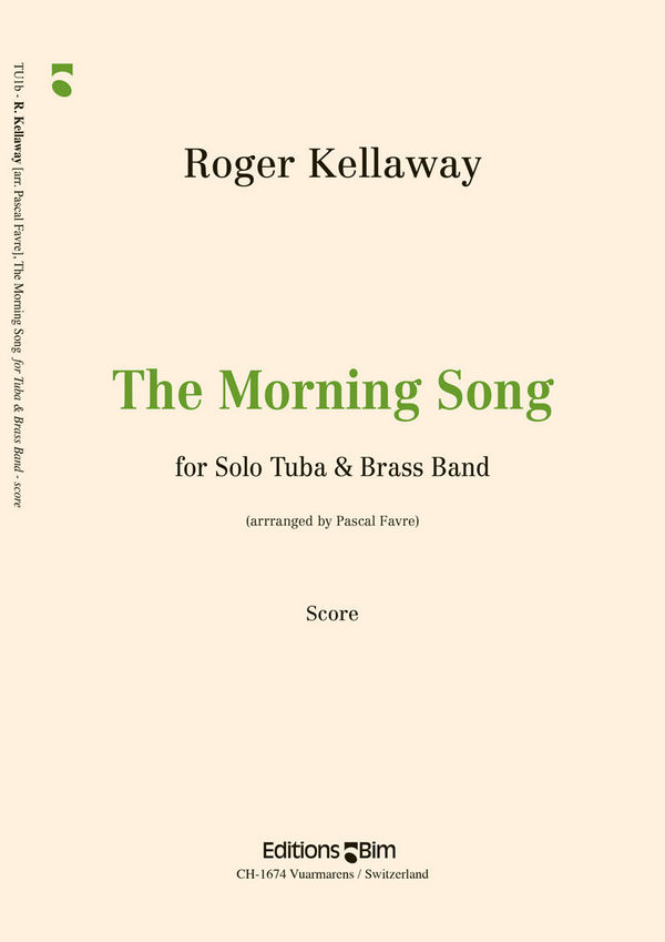 Roger Kellaway, Morning Song&nbsp;&nbsp;Brass Band and Tuba[s]&nbsp;&nbsp;Partitur