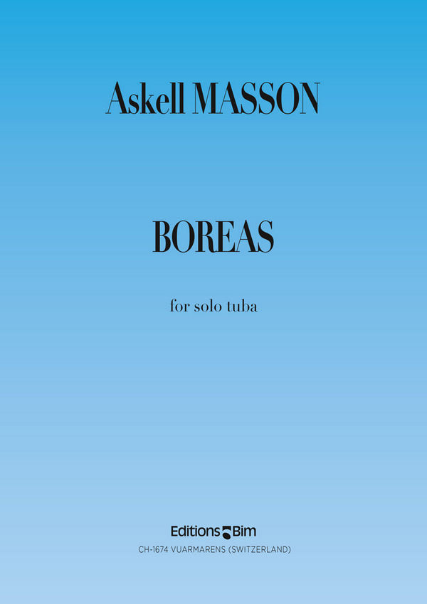 Boreas&nbsp;&nbsp;for solo tuba&nbsp;&nbsp;