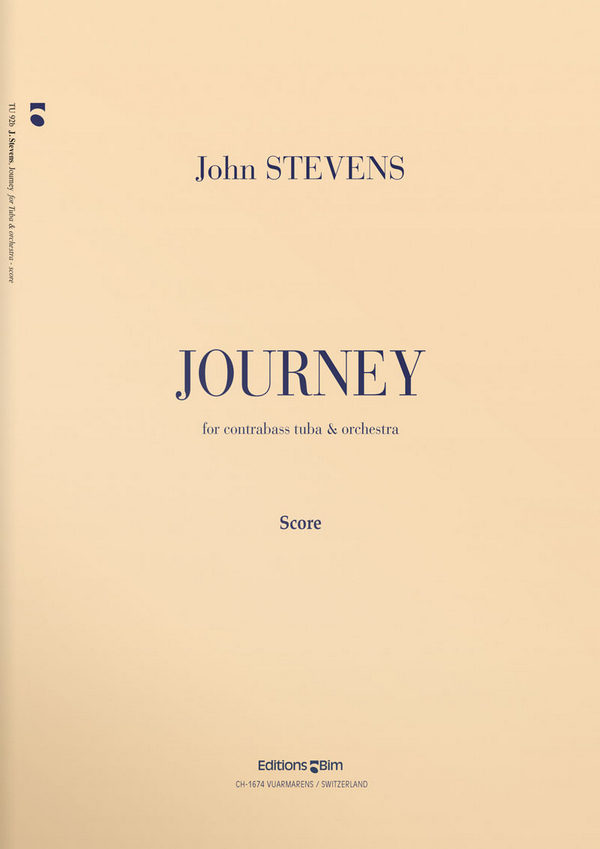 John Stevens, Journey&nbsp;&nbsp;Double Bass, Tuba and Orchestra&nbsp;&nbsp;Partitur