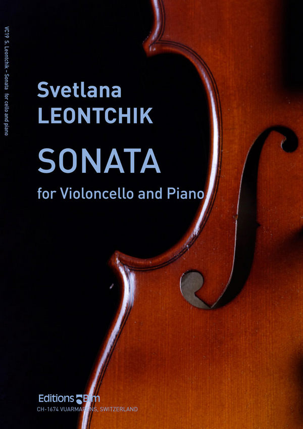 Svetlana Leontchik, Sonata&nbsp;&nbsp;Cello und Klavier&nbsp;&nbsp;Buch
