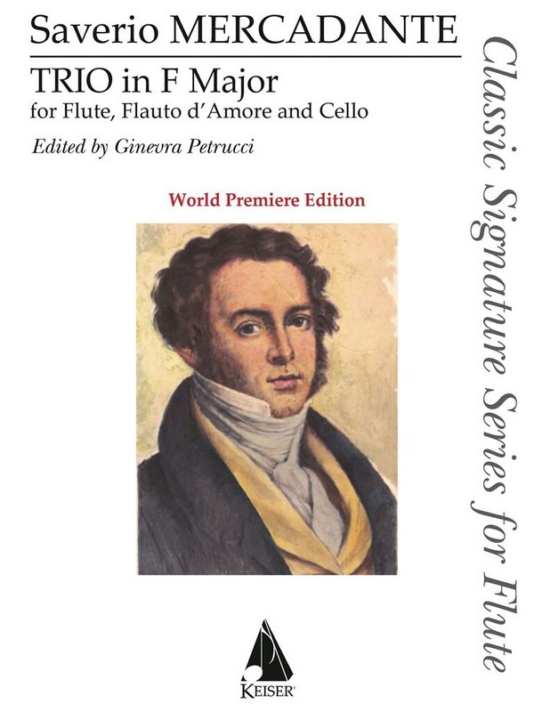 Trio in F  for flute, flauto d'amore and cello  score and parts