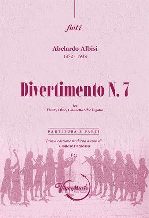Abelardo Albisi, Divertimento N. 7  Flute, Oboe, Clarinet and Bassoon  Set