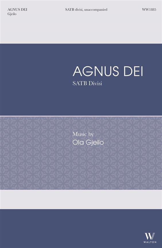 Agnus Dei  for mixed chorus a cappella  vocal score (la)