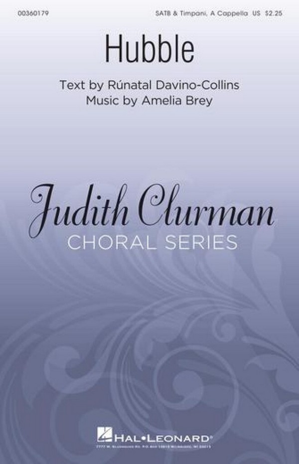 Amelia Brey, Hubble&nbsp;&nbsp;SATB&nbsp;&nbsp;Choral Score