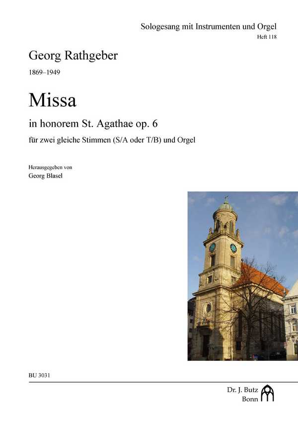 Missa in honorem St. Agathae op.6